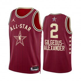 NBA Mænd Trøje All-Star 2024 Western Conference Shai Gilgeous-Alexander Rød Swingman